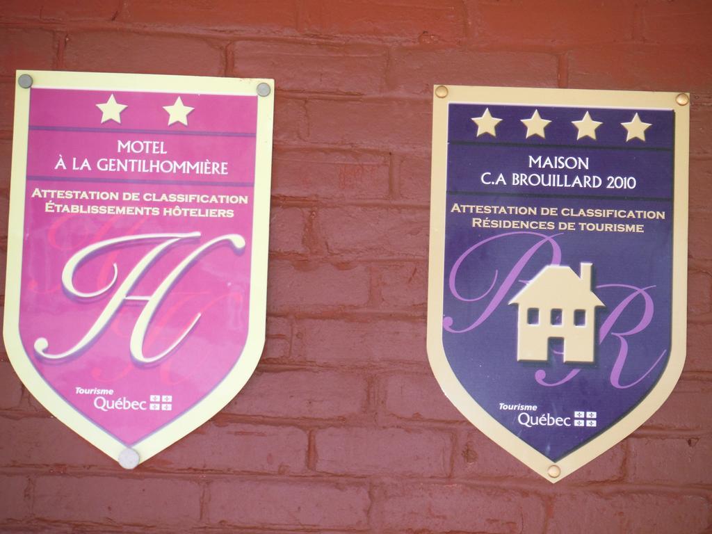 La Gentilhommiere Motel Saint-Simeon  ภายนอก รูปภาพ